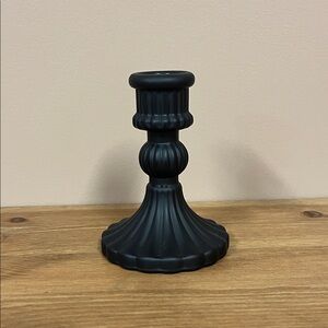 Elegant Black Candlestick Holder